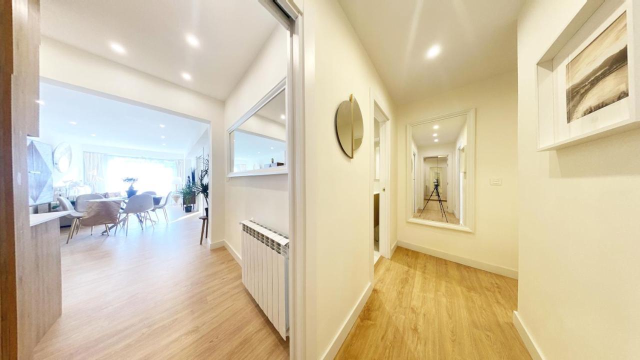 Miramar Luxurious Flat, 3 Double Rooms, Free Parking, Terrace, Completely New San Sebastián Exterior foto