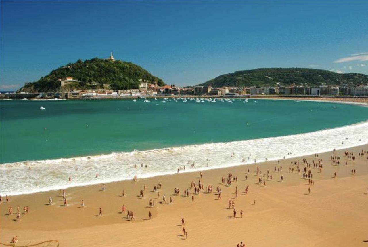 Miramar Luxurious Flat, 3 Double Rooms, Free Parking, Terrace, Completely New San Sebastián Exterior foto